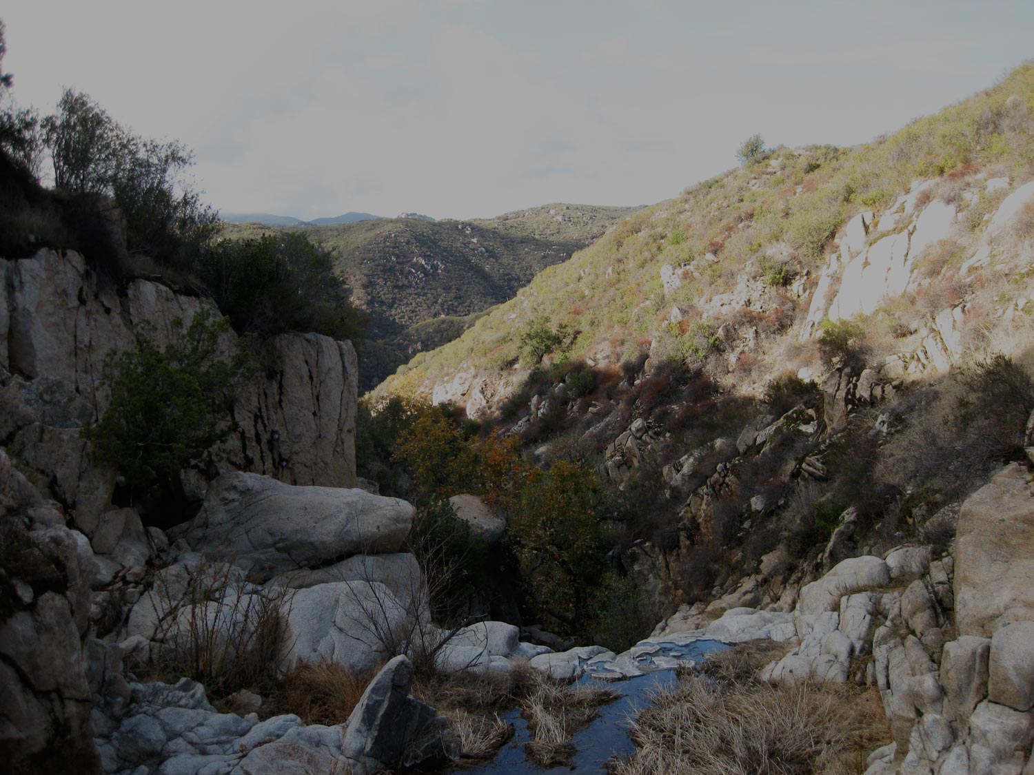 rocks in the river in southern california